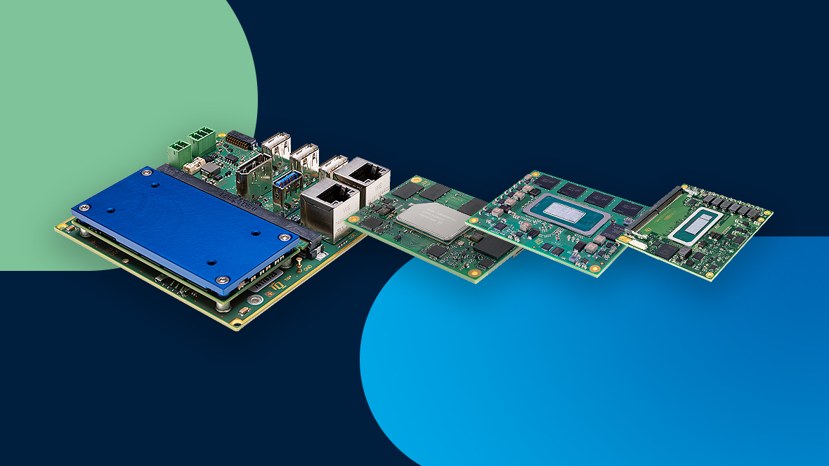 Vier Embedded Module mit x86 Architektur von TQ