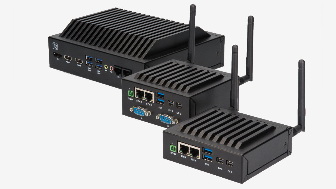 Three different BoxPCs from TQ-Embedded