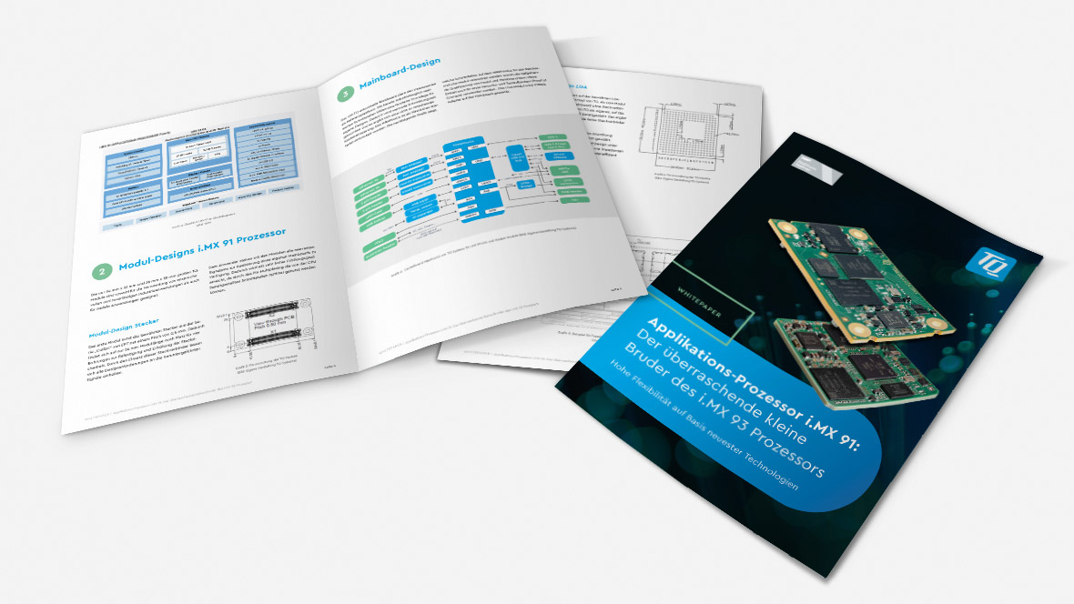 Aufgefächertes Whitepaper i.MX91 von TQ