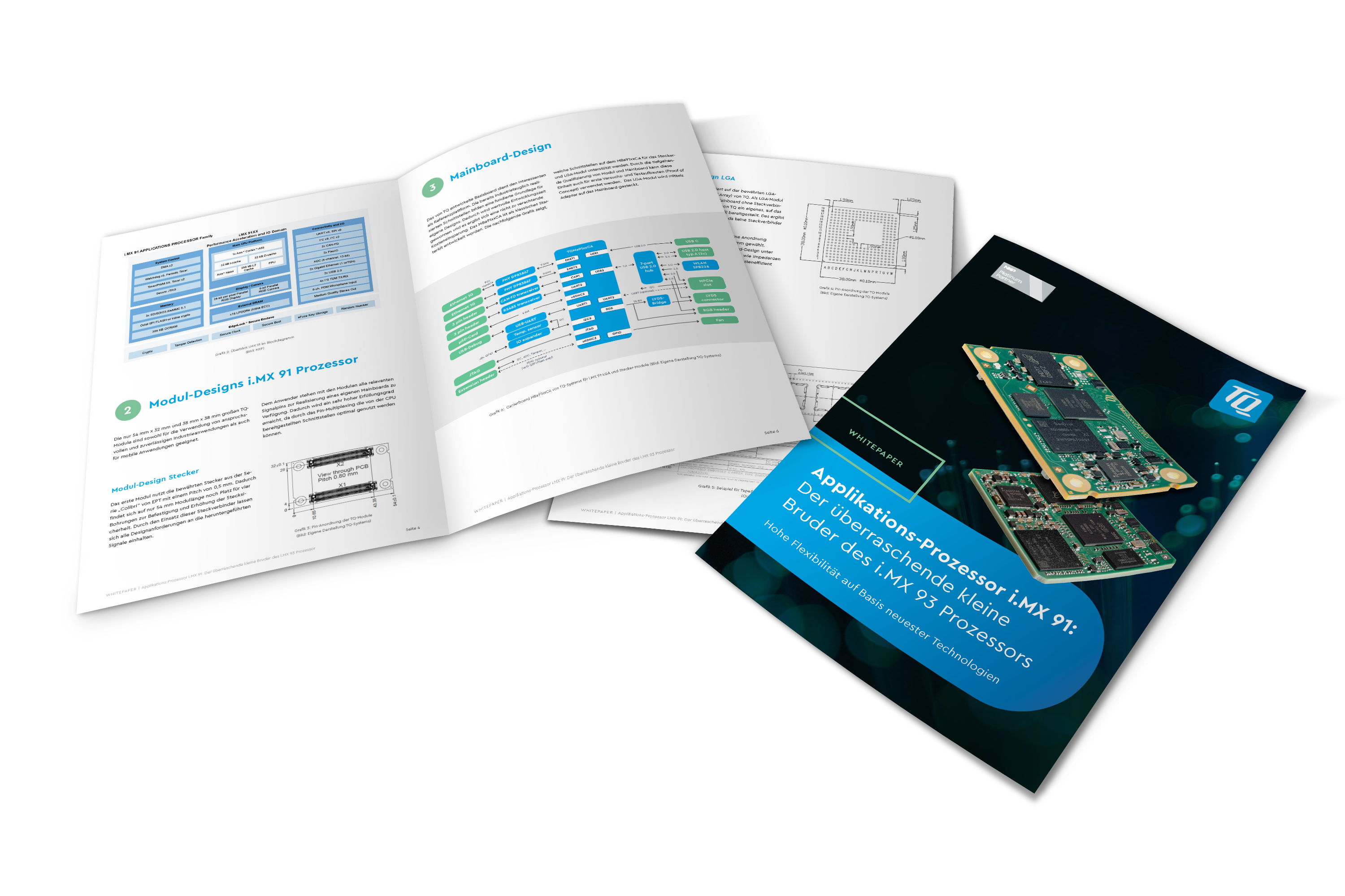 Aufgefächertes Whitepaper i.MX91 von TQ