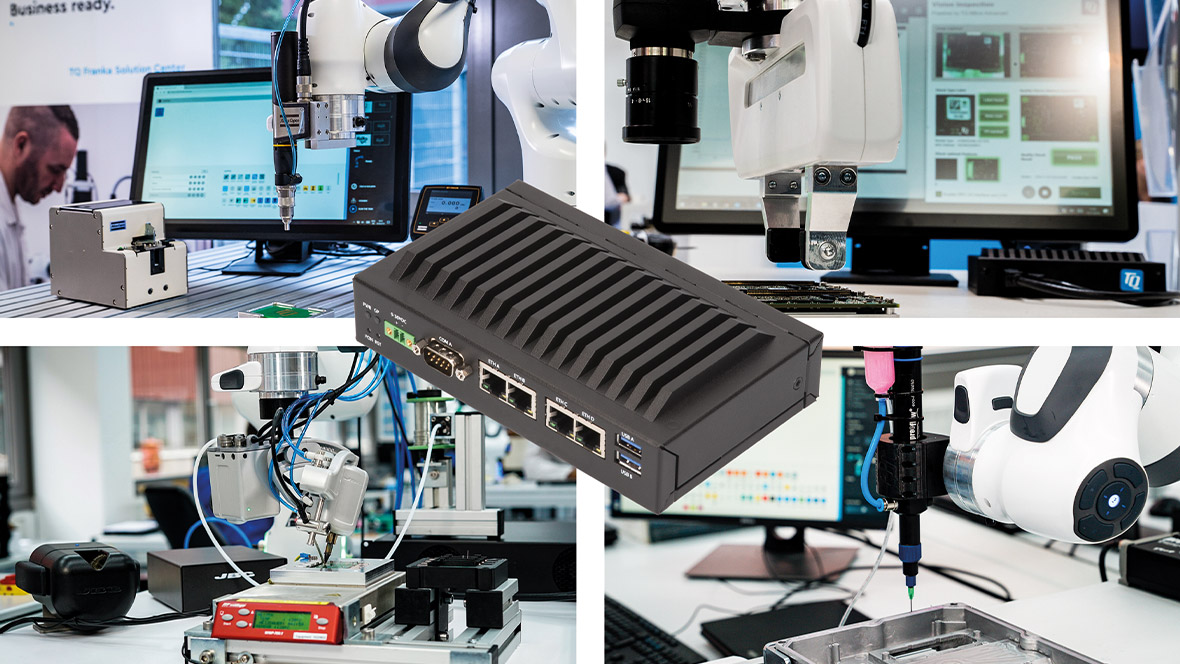 Cobots im Einsatz mit Box PCs