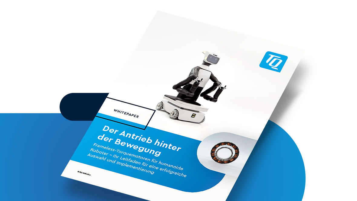 First pages of the white paper “Frameless Torque Motors for Humanoid Robots” by TQ-RoboDrive