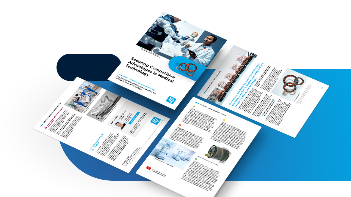 Four pages of the TQ-RoboDrive medical technology white paper