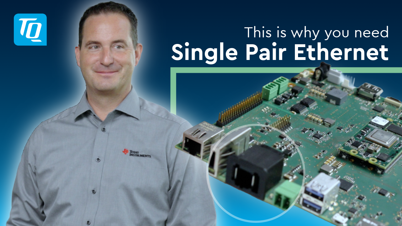 Preview video for this you need Single Pair Ethernet