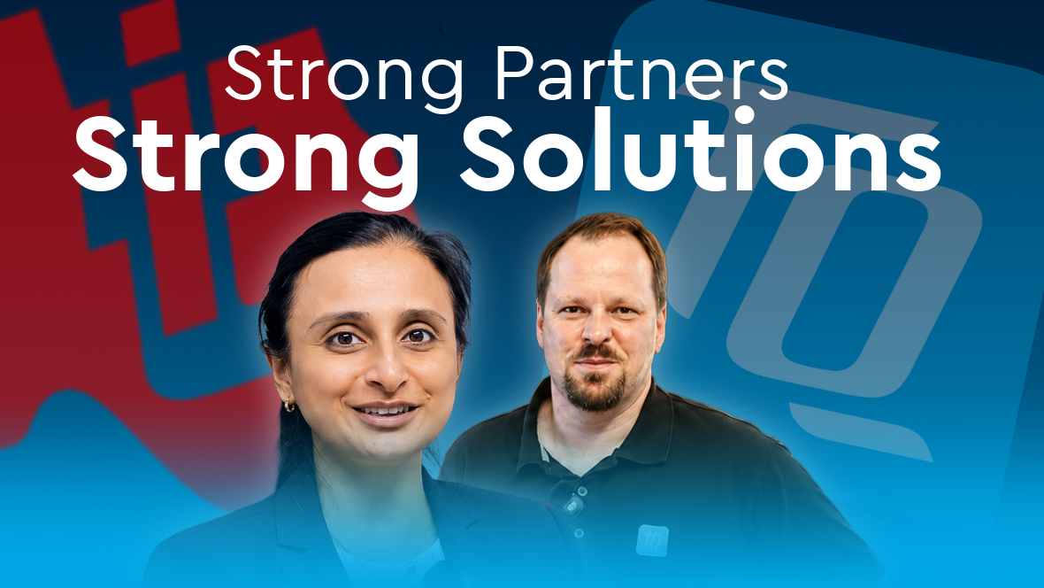 Sonia Ghelani of TI and Andreas Willig of TQ