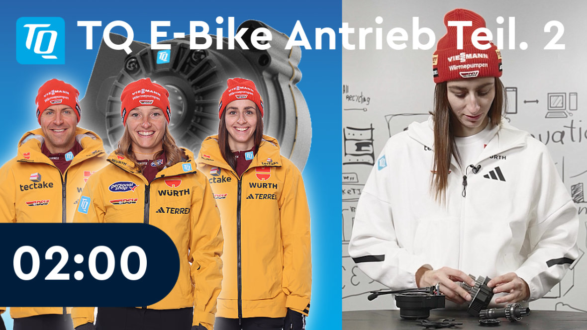 TQ-Challenge mit DSV Athleten E-Bike Motor zusammensetzen