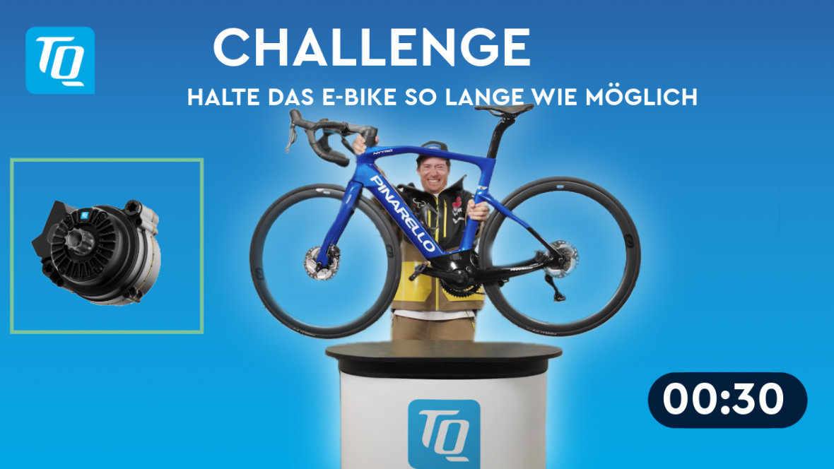 DSV Sportler Tobias Müller stemmt E-Bike