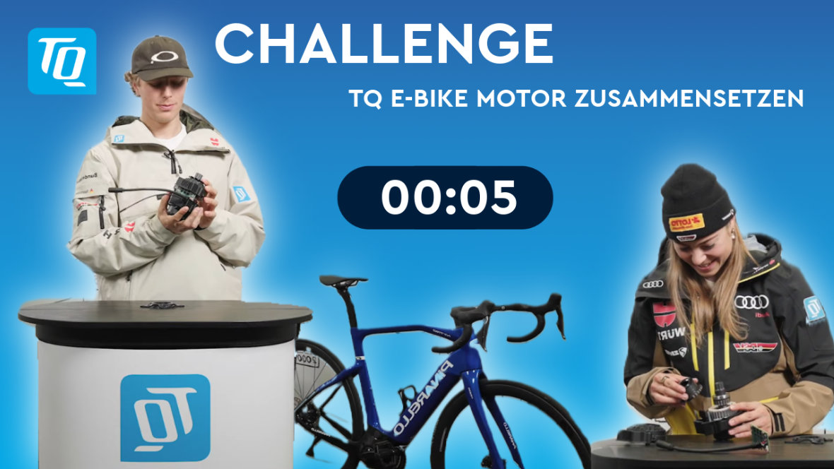 DSV Sportler bauen E-Bike Motor zusammen